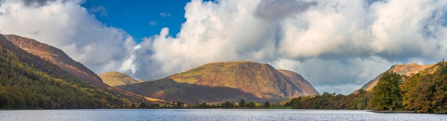 Sticker - Buttermere lake near High Stile summit in Lake Disrtict. Cumbria. England