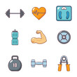 © rwdd_studios - Fitness, Gym Icon Set