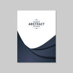 Wall Mural - dark abstract business cover design