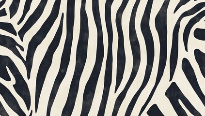 Leinwandbilder - Abstract zebra stripes pattern texture background.
