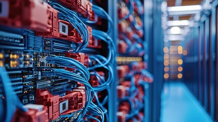 Poster - Data Center Network Technology Server Room Cables Infrastructure
