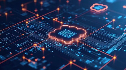 Poster - Cloud Computing Network Digital Technology Data Center Server