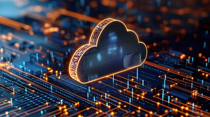 Poster - Digital Cloud Computing Network Data Technology Innovation