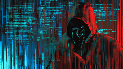  Abstract business man stands on Smart digital Innovation city with connection network reciprocity over the twilight cityscape. of future wireless digital city and social media networking systems