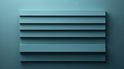 Poster - Abstract Blue Panel Design with Horizontal Lines and Textures