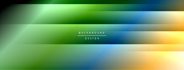 Aufkleber - Dynamic shadow lines with gradient colors geometric background