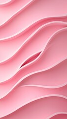 Aufkleber - Abstract pink wavy background with a gap.