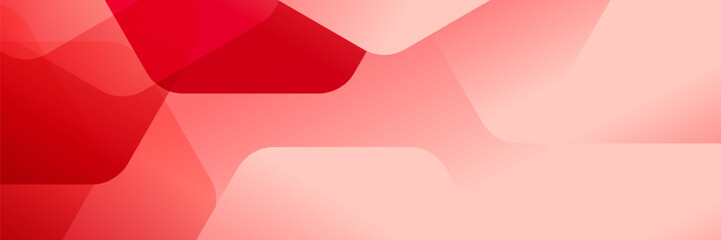 Wall Mural - abstract red fluid gradient geometric banner design background.