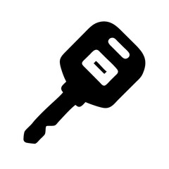 Aufkleber - Car Key Vector Icon – Vehicle and Security Symbol