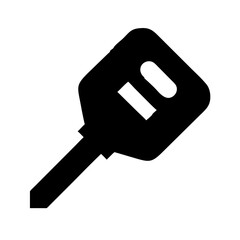 Aufkleber - Car Key Vector Icon – Vehicle and Security Symbol