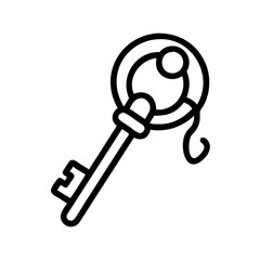 Aufkleber - Key Vector Icon – Security and Access Symbol
