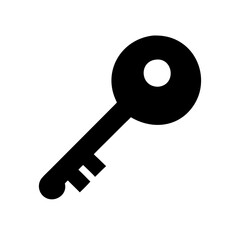 Aufkleber - Key Vector Icon – Security and Access Symbol