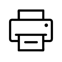 Aufkleber - Printer Vector Icon – Printing and Document Symbol