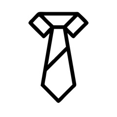 Poster - Tie Vector Icon – Classic Formal Wear Symbol