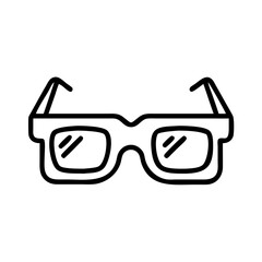 Aufkleber - X-Ray Specs Vector Icon – Retro Vision Gadget Symbol