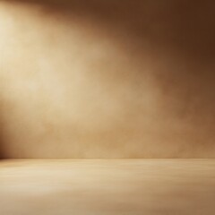 Poster - Warm Minimalist Interior with Soft Natural Light Casting Shadows : Generative AI