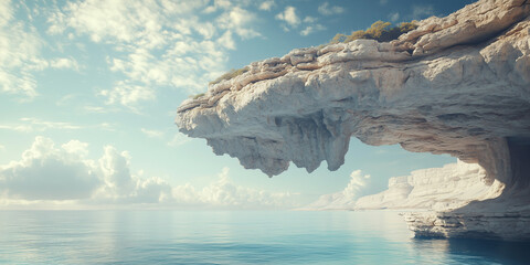 Wall Mural - Cliffs Relaxing fluid imagery for promoting