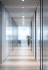 Wall Mural - Modern office interior with blurred background motion blurred motion blur 

