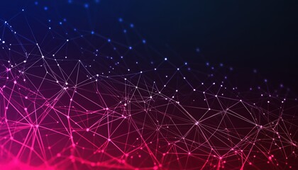 Fototapete - Digital background perfect for tech processes, neural networks, artificial intelligence, data transfer and security, ai generated background for digital storage, multimedia presentations