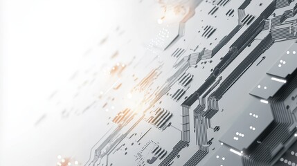 Aufkleber - Digital background perfect for tech processes, neural networks, artificial intelligence, data transfer and security, ai generated background for digital storage, multimedia presentations