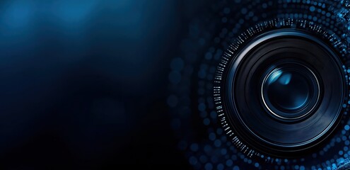 Aufkleber - Digital background perfect for tech processes, neural networks, artificial intelligence, data transfer and security, ai generated background for digital storage, multimedia presentations