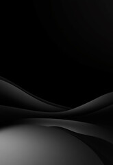 Wall Mural - luxurious black lines on a gradient background abstract black background with smooth, flowing curves creating a dynamic and modern design
