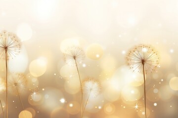 Wall Mural - dandelion backgrounds pattern flower.