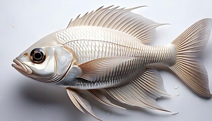 stylized white fish with dark eyes overlap against a white background (1)