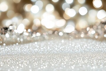 Wall Mural - Sparkling glitter background, festive lights