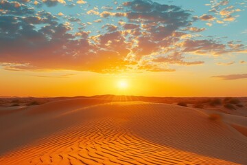 Wall Mural - Photo of desert sky sunlight outdoors.