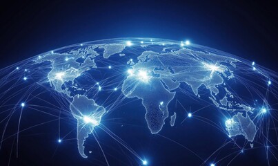 Poster - Global Network Connectivity Visualization with Digital Earth Representation and Data Links