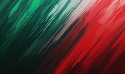 Poster - Vibrant Abstract Background with Green, White, and Red Stripes Representing Mexican Flag Colors