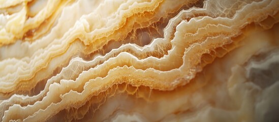 Poster - Layered texture of natural stone with beige and cream colors high resolution Copy Space