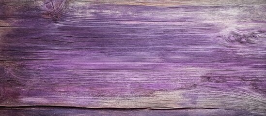Poster - Purple rustic wooden texture background with weathered planks and Copy Space for text.