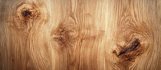 Poster - Close-up of wooden texture with natural knots and grain pattern