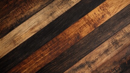 Poster - Dark Brown Wood Veneer Laminate Samples Background with Copyspace for Text Ideal for Interior Design and Home Decor Projects