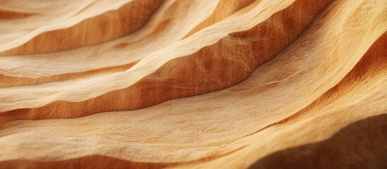Poster - Close-up of Textured Sandstone Rock Formation with Layers and Striations