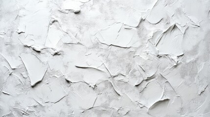 Poster - Textured White Concrete Wall Background with Subtle Patterns and Empty Space for Text or Graphics