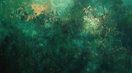 Fototapete - Textured Green Abstract Background with Subtle Streaks and Empty Copy Space for Text Usage