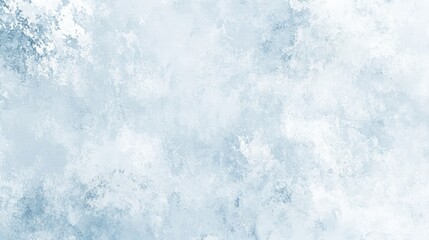 Poster - Weathered light blue stucco concrete wall texture with scratches and a blank area for text placement and design elements