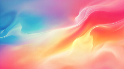 Wall Mural - Colorful pink, yellow and turquoise gradient noisy grain background, Abstract colorful blur background