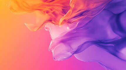 Aufkleber - Vibrant Abstract Fluid Art Background with Colorful Swirls Ideal for Text Overlay or Creative Designs