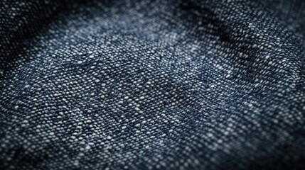 Fototapete - Cotton Fabric Texture Close-Up Ideal for Fashion Design with Empty Space for Custom Text or Branding