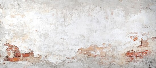 Aufkleber - Textured wall with peeling paint in muted colors featuring abstract patterns and visible layers of decay, ideal for background use with Copy Space.
