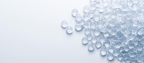 Aufkleber - Clear droplets on a light background with copy space for text and design elements