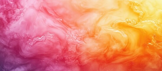 Aufkleber - Colorful abstract gradient background with pink, orange, and yellow hues and soft swirling patterns Copy Space