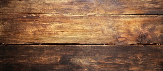Aufkleber - Rustic wooden texture background with dark tones and visible grain patterns suitable for design projects Copy Space