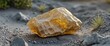 © Arceli - Hazy gold bauxite stone with pitted background