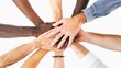 © Canities - Diverse Hands United Teamwork Collaboration Unity Global Community Support