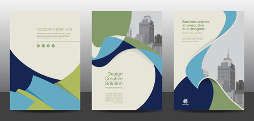 Wall Mural - template vector design for brochure, annualreport, corporate presentation, portfolio, flyer, layout 
